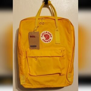New With Tags Fjallraven Kanken Warm Yellow Kaken Original Backpack